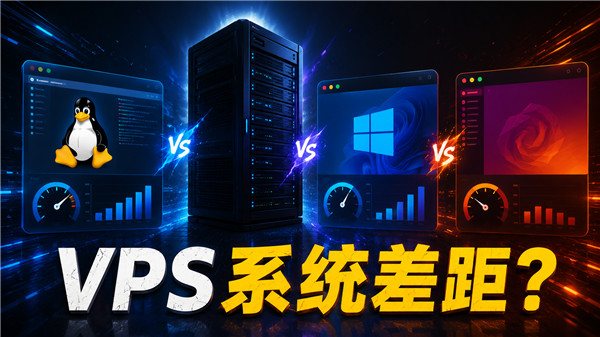 不同系统的VPS服务器测试，性能差距居然这么大？